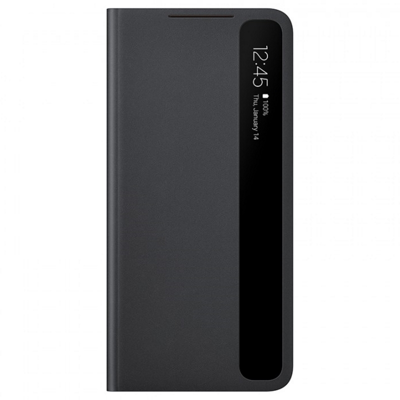 Чехол-книга Galaxy S21 Plus Clear View Cover Black Black (Черный)