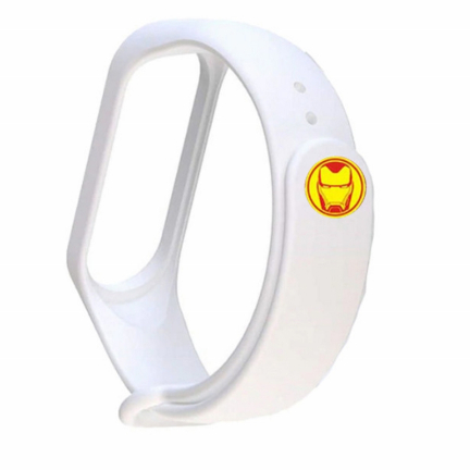 Ремешок для Mi Band 4 Iron Man White