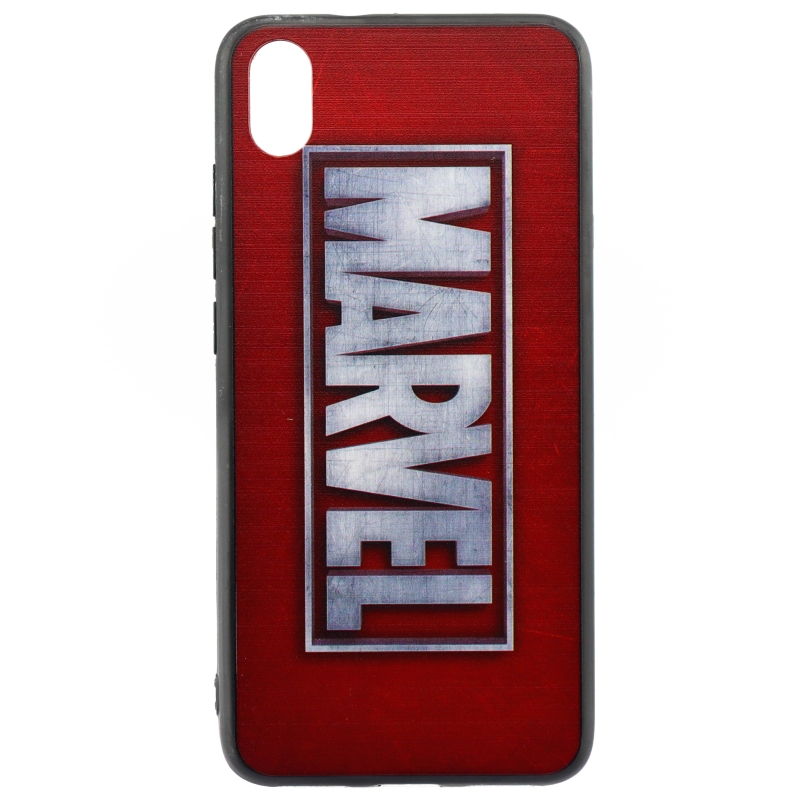 Чехол Xiaomi Redmi Note 8 Силикон Marvel Red (Красный)