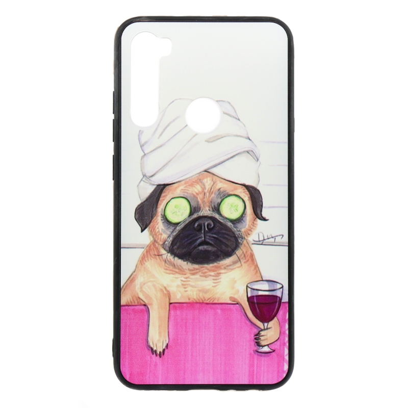 Чехол Xiaomi Redmi Note 7 Силикон Style Dog Red (Красный)