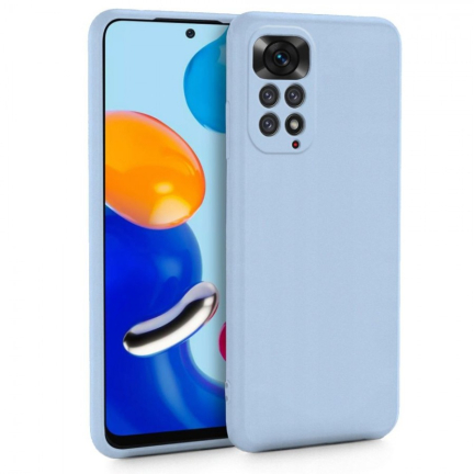 Чехол Xiaomi Redmi Note 11/11S Silicone Cover 360 Light Blue Red (Красный)