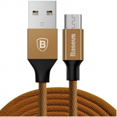 Кабель USB - MicroUSB / Baseus Yiven / 1M / Кофейный