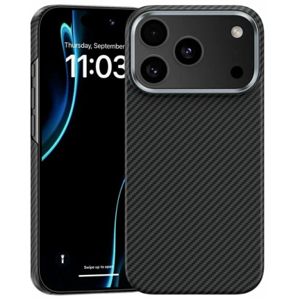 Чехол iPhone 17 Pro Max Benks ArmorAir Case Kevlar Black Black (Черный)