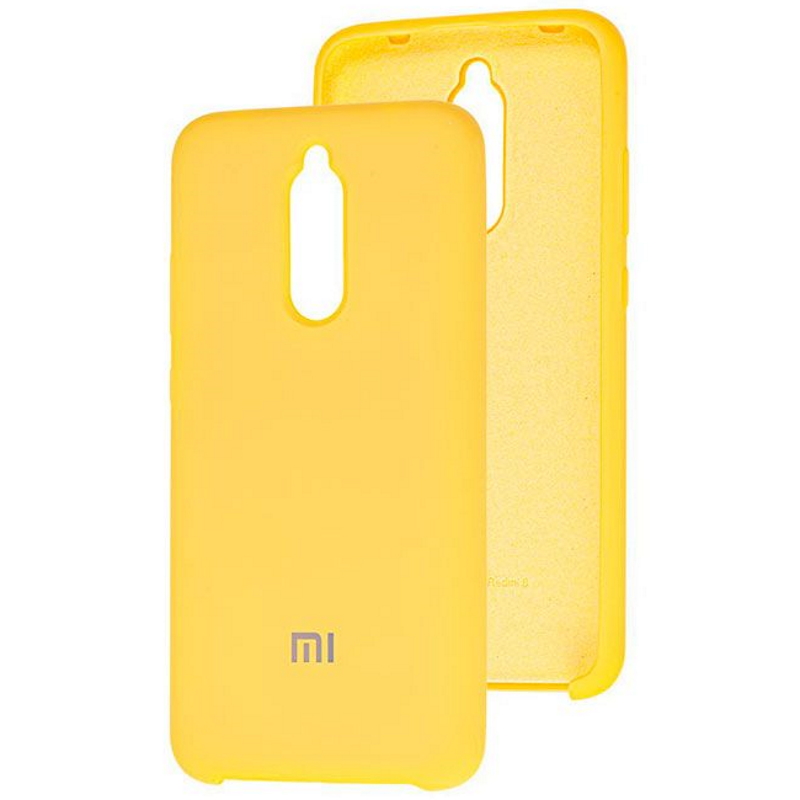 Чехол Xiaomi Redmi 8 Silicone Cover Yellow Red (Красный)