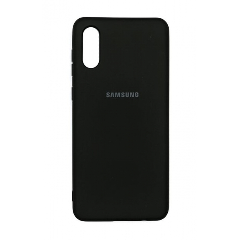 Чехол Galaxy Rock A02 Silicone Black Black (Черный)