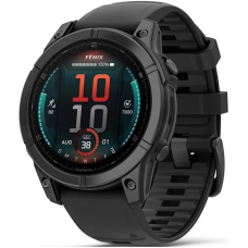 Garmin Fenix E AMOLED 47mm Black / Black Silicone Band (010-03025-01)