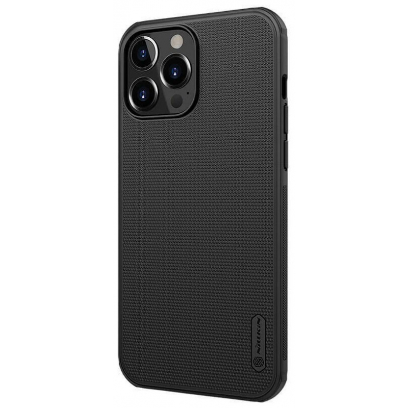 Чехол iPhone 13 Pro Nillkin Frosted Shield Pro Black Black (Черный)