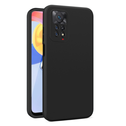 Чехол Xiaomi Redmi Note 11/11S Silicone Cover 360 Black Black (Черный)