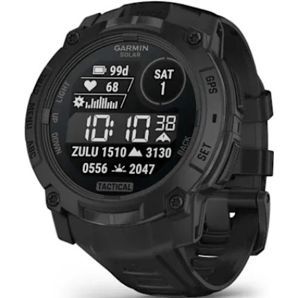 Garmin Instinct 3 50мм Solar Tactical Edition Black (010-02935-50)
