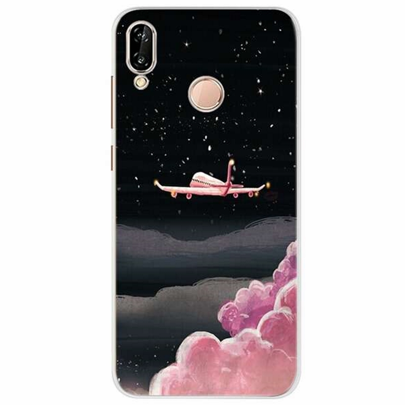 Чехол Xiaomi Redmi Note 7 Силикон Aircraft Red (Красный)