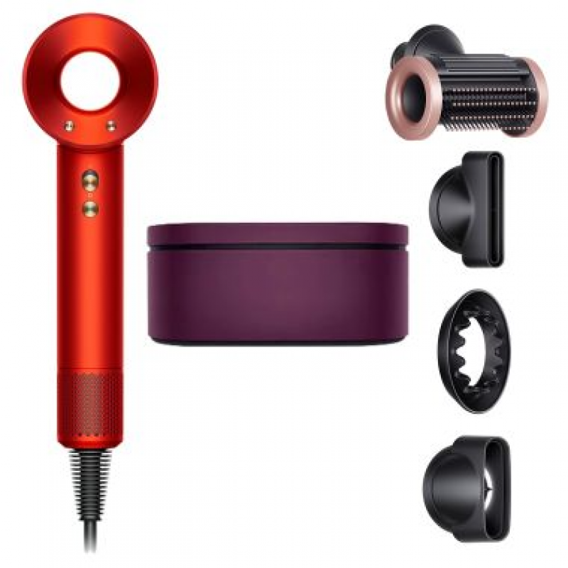 Фен Dyson Supersonic HD15 Topaz Orange с 4 насадками