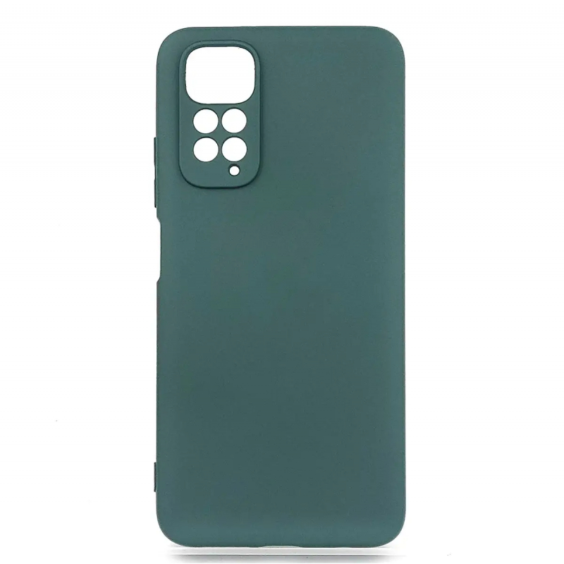 Чехол Xiaomi Redmi Note 11/11S Silicone Cover 360 Dark Green Red (Красный)