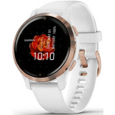 Garmin Venu 2s Rose Gold Bezel / White Case / Silicone Band