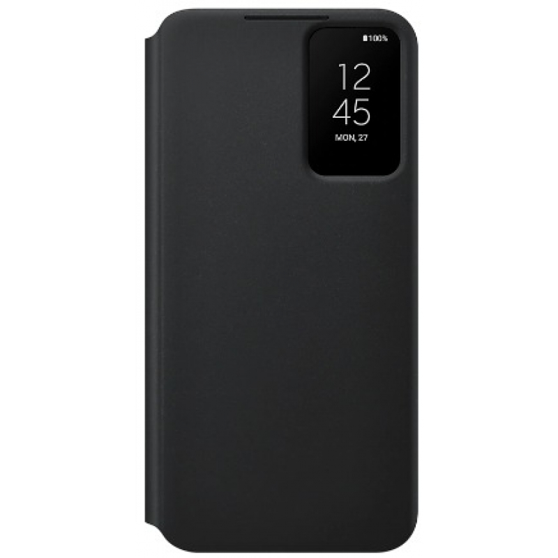 Чехол-Книга Galaxy S22 Plus Smart Clear View Cover Black (Оригинал) Black (Черный)