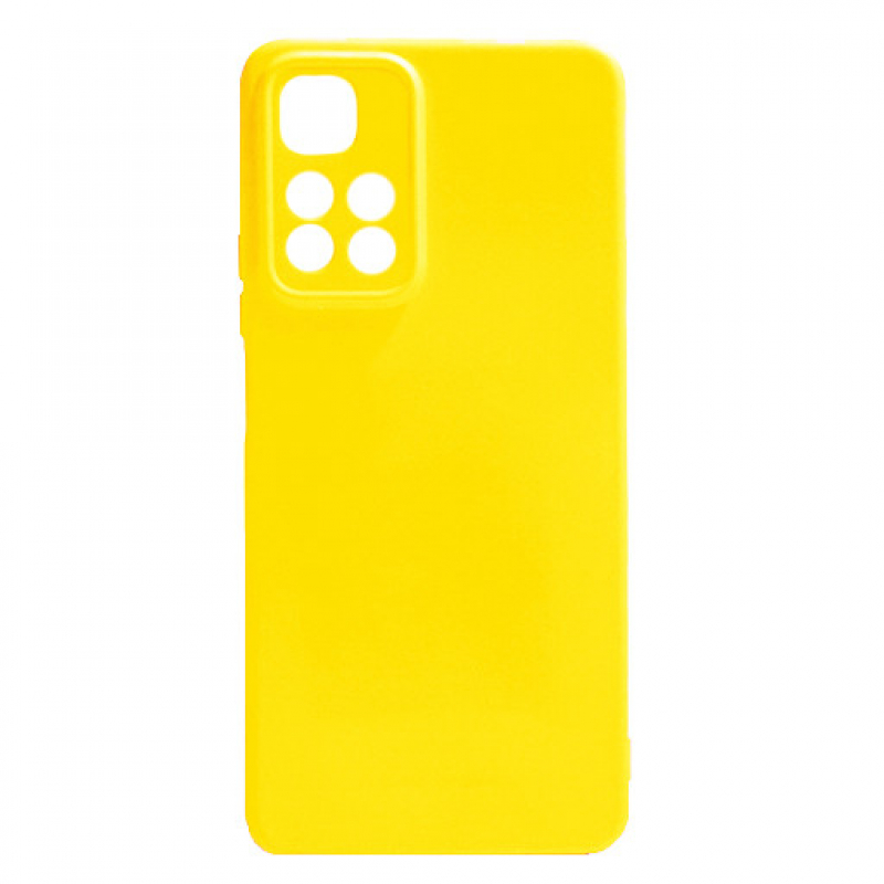 Чехол Xiaomi Redmi 10 Silicone Cover Yellow Red (Красный)