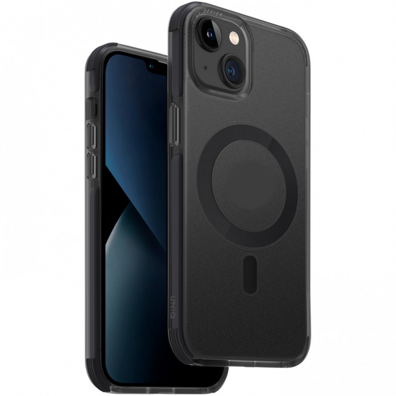 Чехол iPhone 14 Plus Uniq Combat Charcoal Black (Черный)